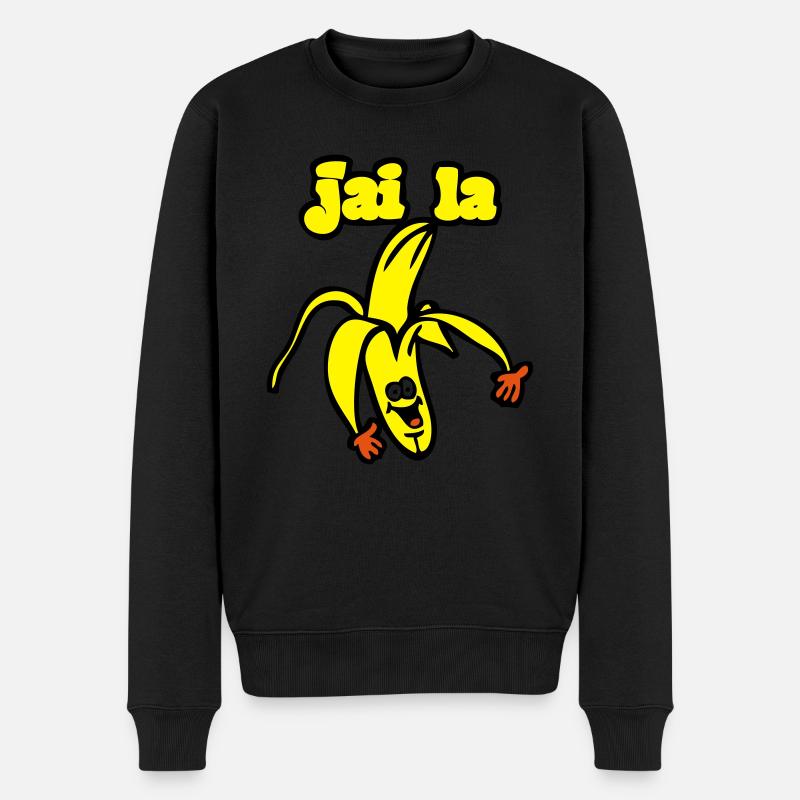 j'ai la banane humour citation - Pull Premium bio Homme - noir