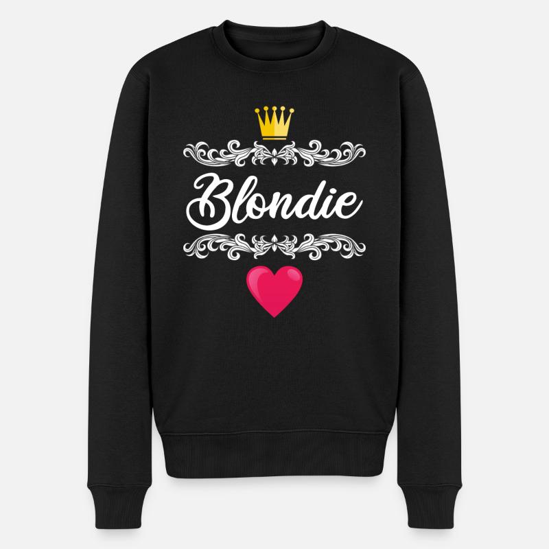 Blondie Brownie - Pull Premium bio Homme - noir