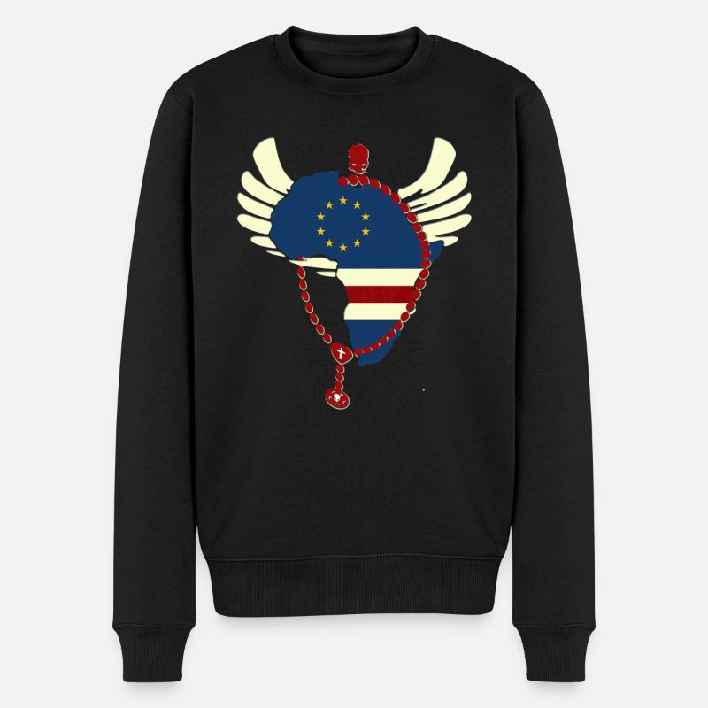 Cabo Verde - Pull Premium bio Homme - noir