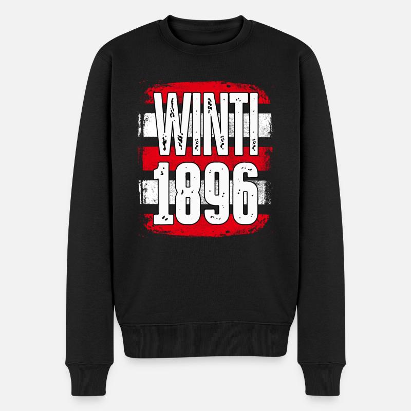 Winterthur - Männer Premium Bio Pullover - Schwarz