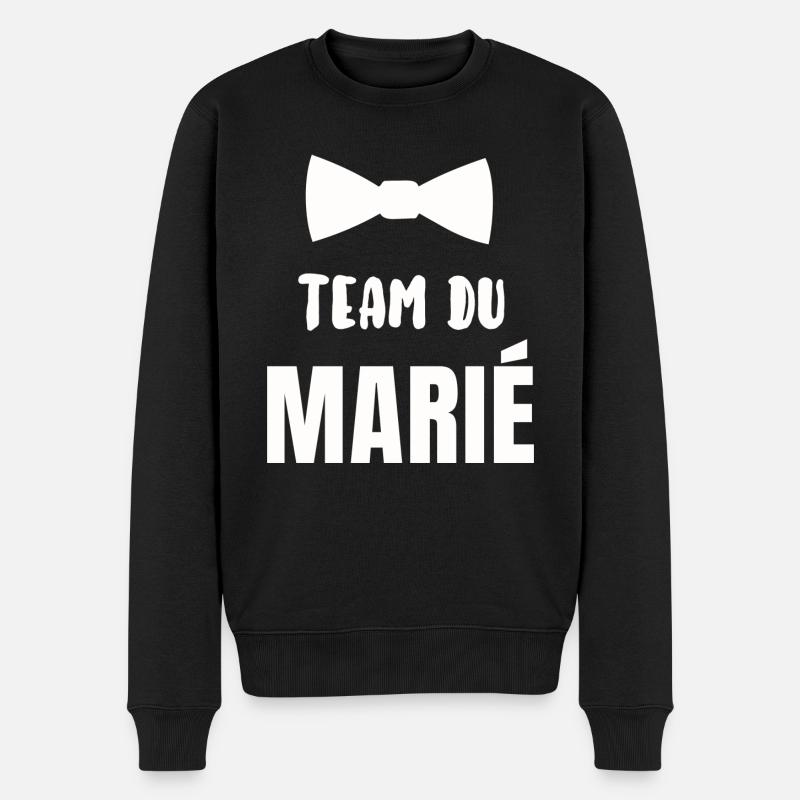 Team du marié - Pull Premium bio Homme - noir