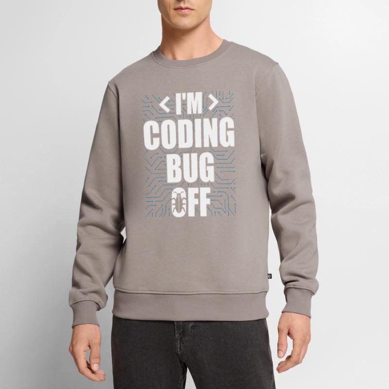 Ich bin Coding Bug Off It Specialists Software Männer Premium Bio Pullover