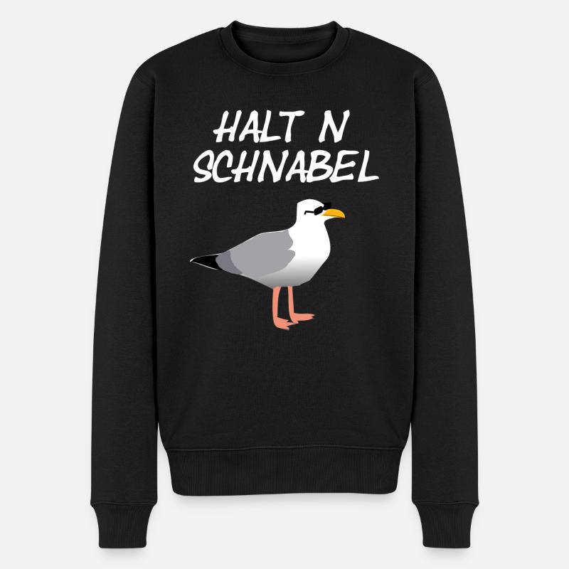 Mouette fraîche - Pull Premium bio Homme - noir