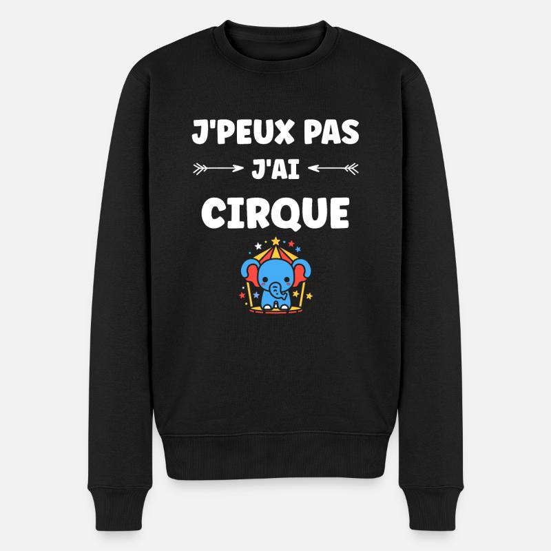 Humour cirque - Pull Premium bio Homme - noir