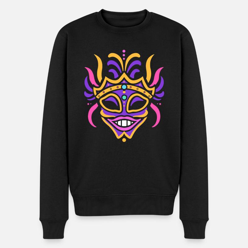 masque carnaval - Pull Premium bio Homme - noir