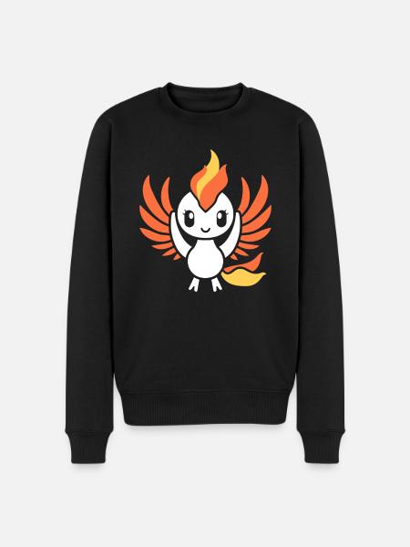 Phoenix - Men's Premium Organic Jumper - black