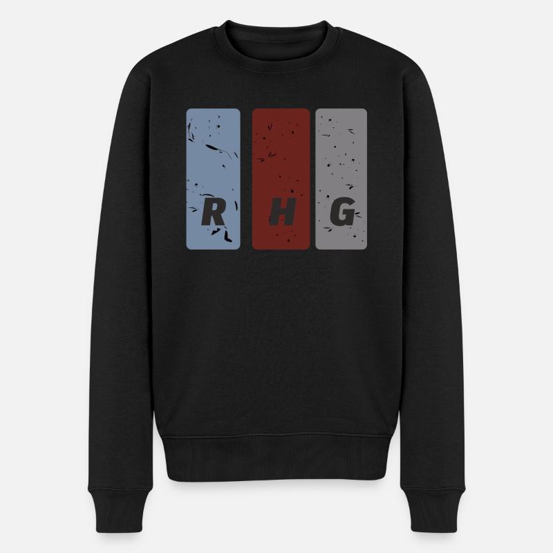 RHG2 - Männer Premium Bio Pullover - Schwarz