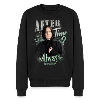 Harry Potter Serverus Snape Always. - Men's Premium Organic Jumper - black - Front - Nico (187cm)