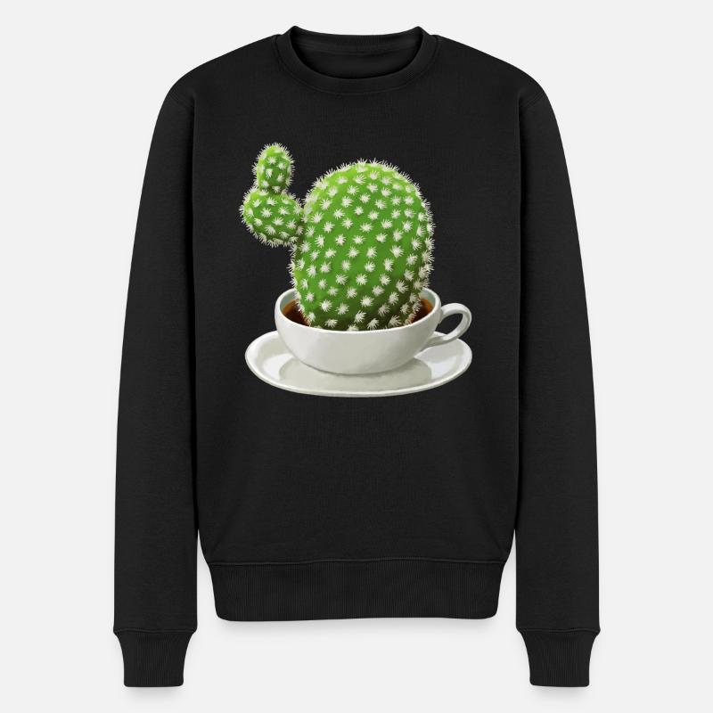 Cactus café - Pull Premium bio Homme - noir