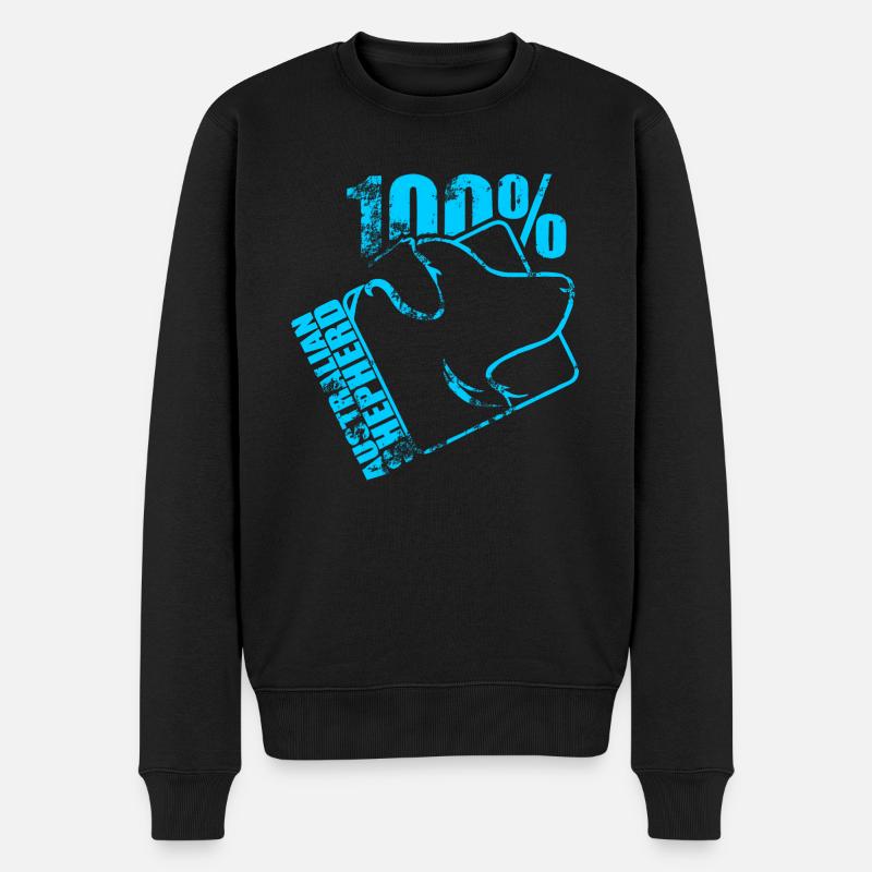 100 BERGER AUSTRALIEN - Pull Premium bio Homme - noir