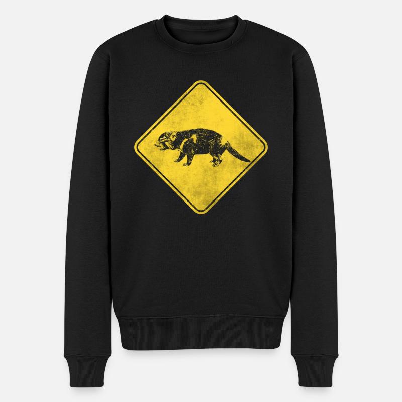 Diable de Tasmanie - Pull Premium bio Homme - noir