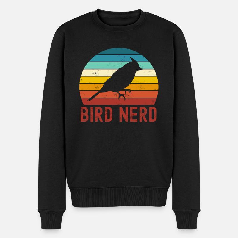 Oiseaux oiseaux - Pull Premium bio Homme - noir
