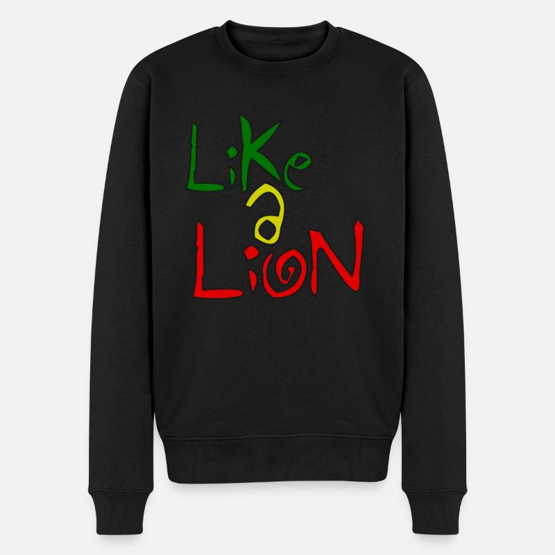 Comme un lion - Comme un lion - Pull Premium bio Homme - noir