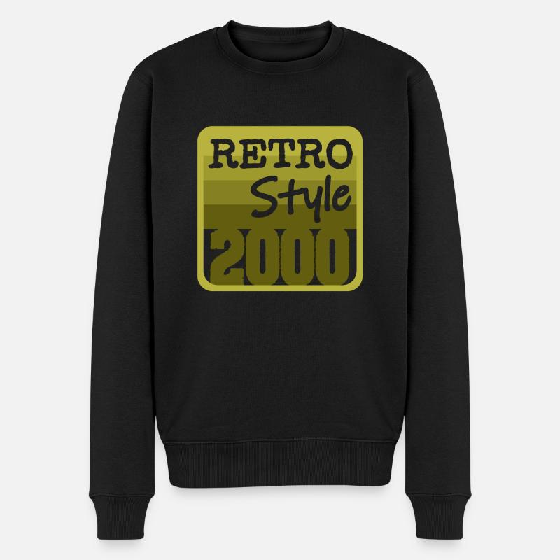 2000 - Männer Premium Bio Pullover - Schwarz