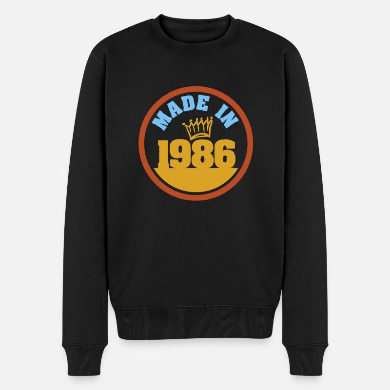 Witzig 1986 - Pull Premium bio Homme - noir