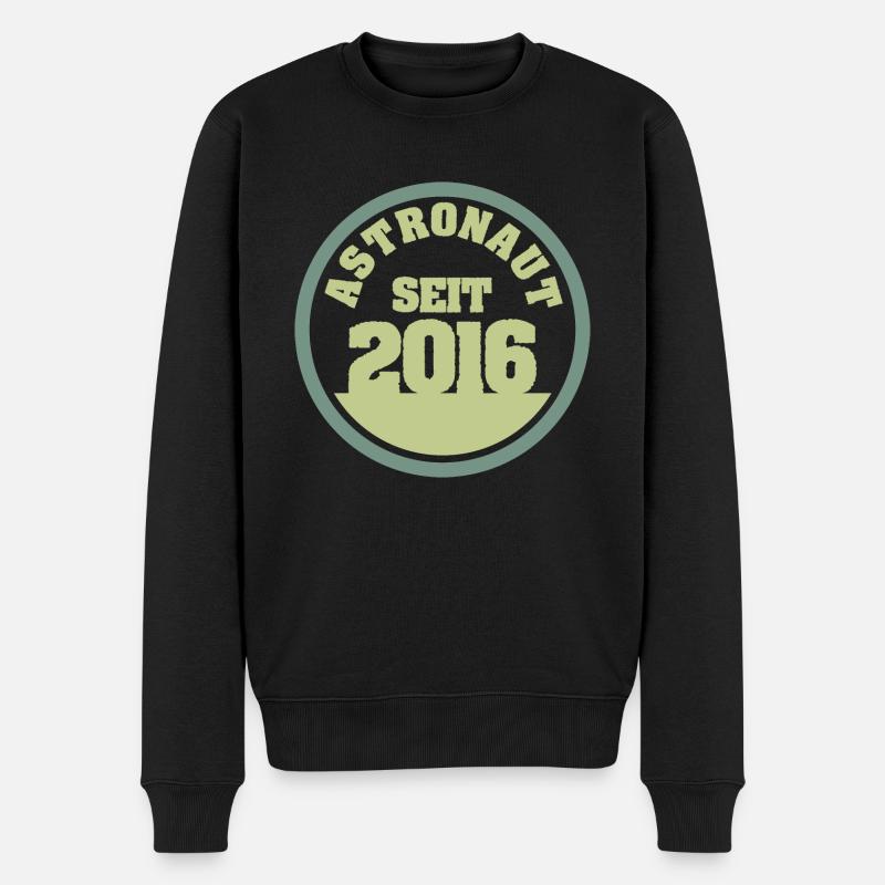 Jahr 2016 - Männer Premium Bio Pullover - Schwarz