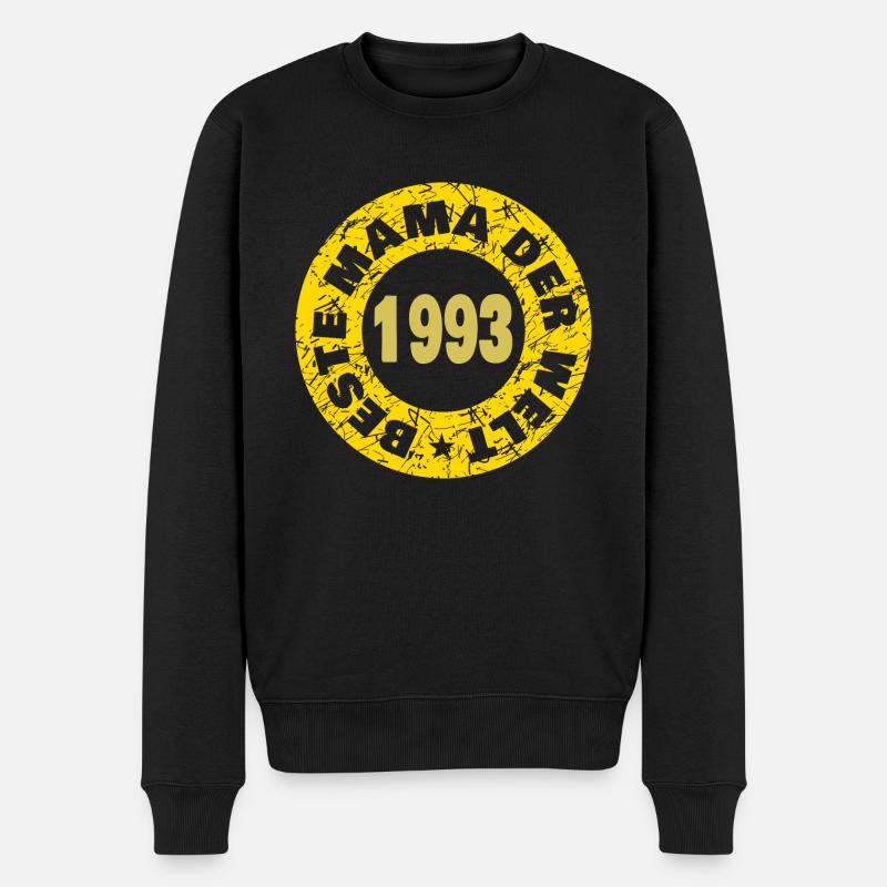 1993 - Männer Premium Bio Pullover - Schwarz