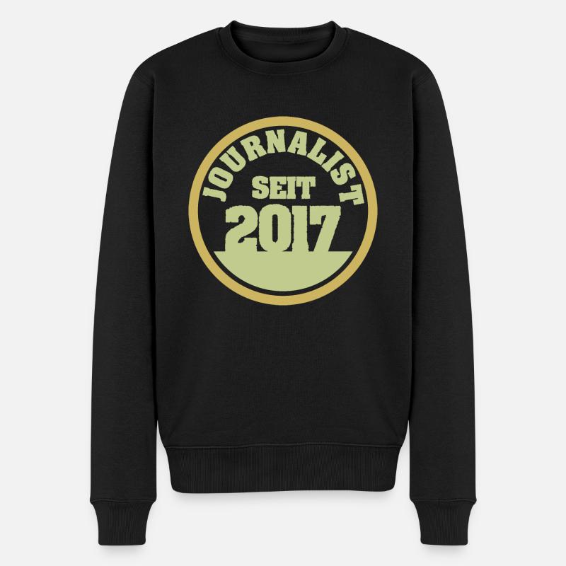 2017 - Männer Premium Bio Pullover - Schwarz