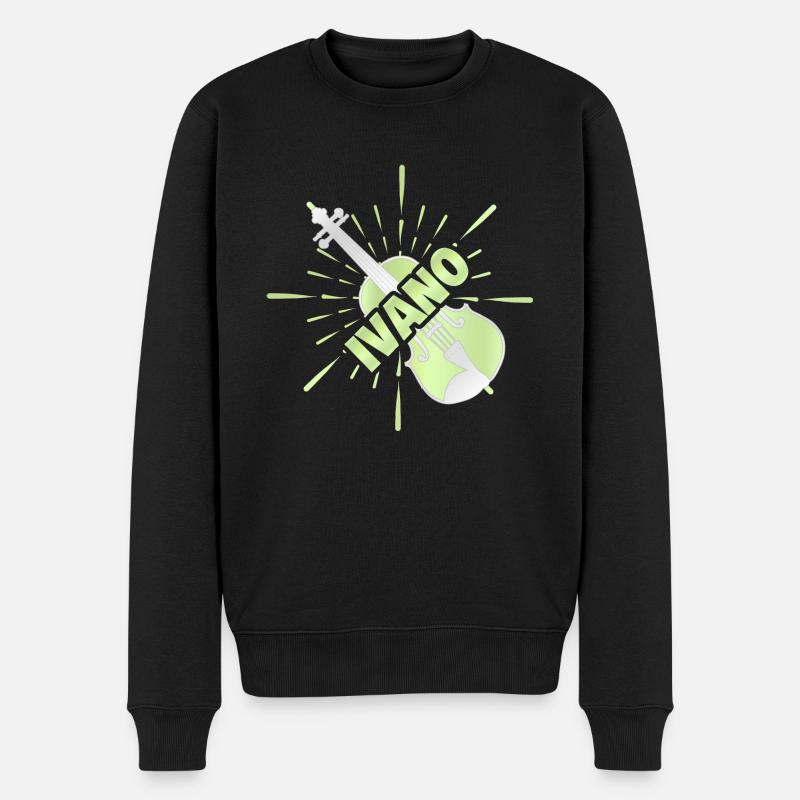 Groupe de musique Ivano - Pull Premium bio Homme - noir