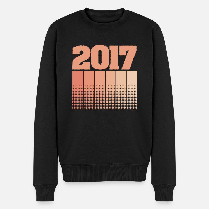 Witzig 2017 - Männer Premium Bio Pullover - Schwarz