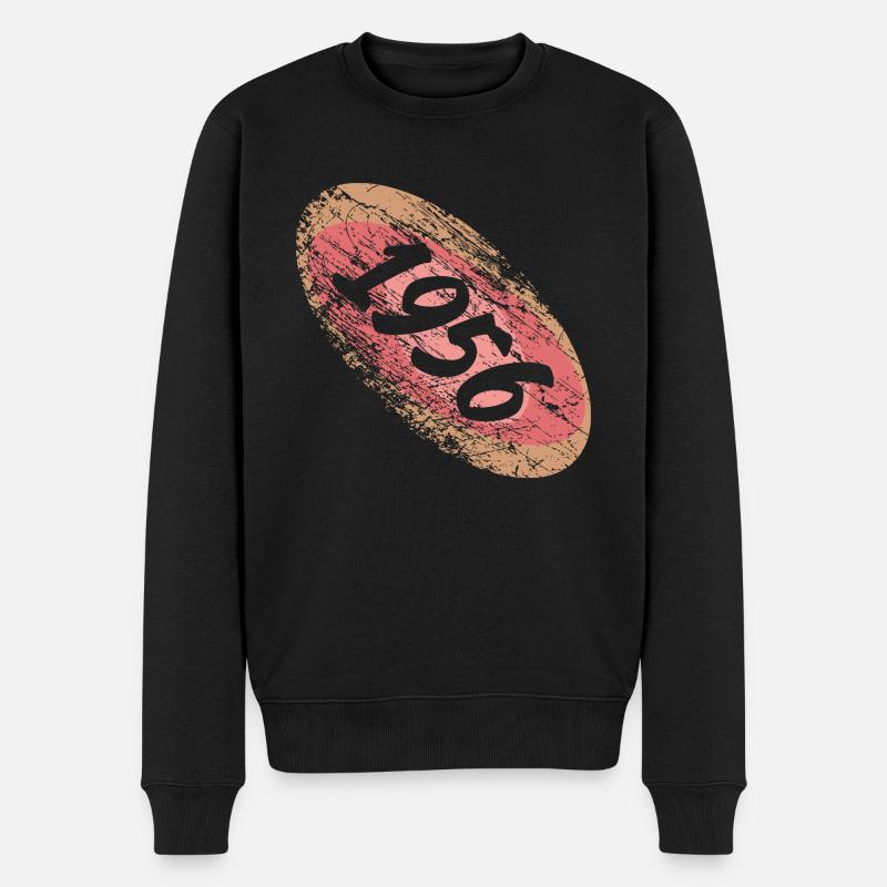1956 - Männer Premium Bio Pullover - Schwarz
