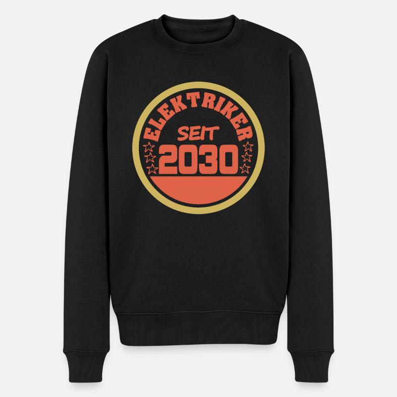 Jahr 2030 - Männer Premium Bio Pullover - Schwarz