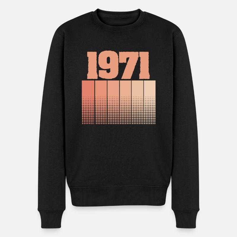 Date de naissance: 1971 - Pull Premium bio Homme - noir