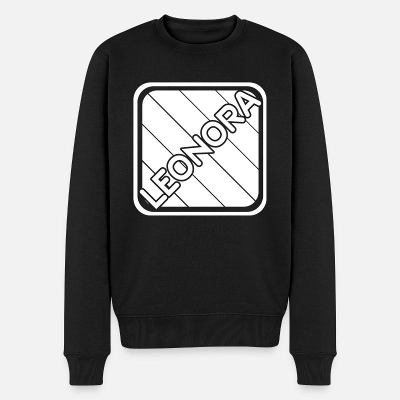 Prénom Leonora - Pull Premium bio Homme - noir