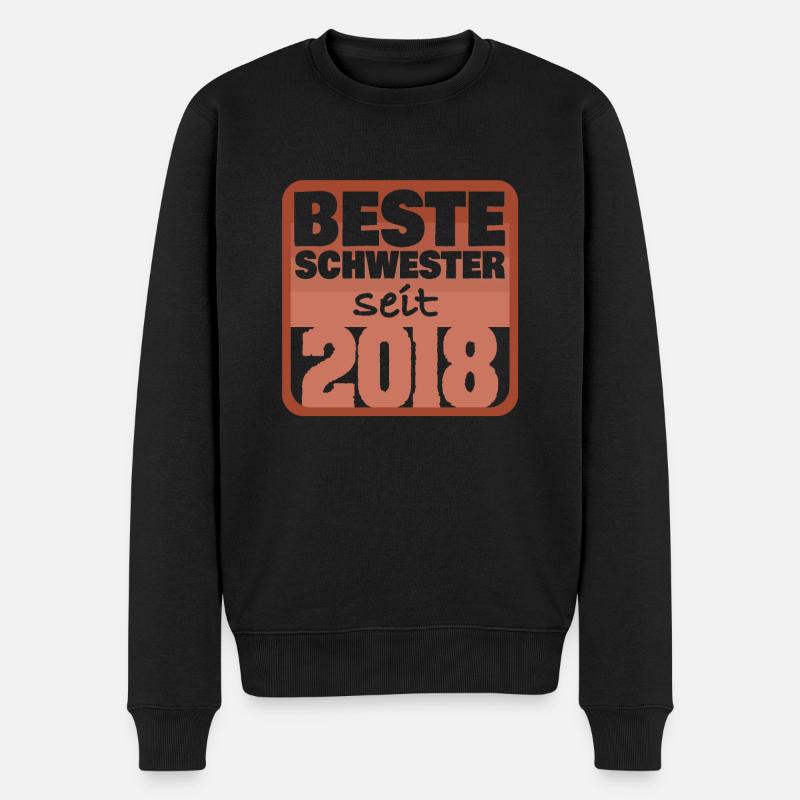 Bruder 2018 - Männer Premium Bio Pullover - Schwarz