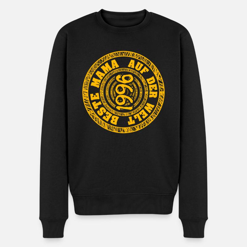 Mum 1996 - Männer Premium Bio Pullover - Schwarz