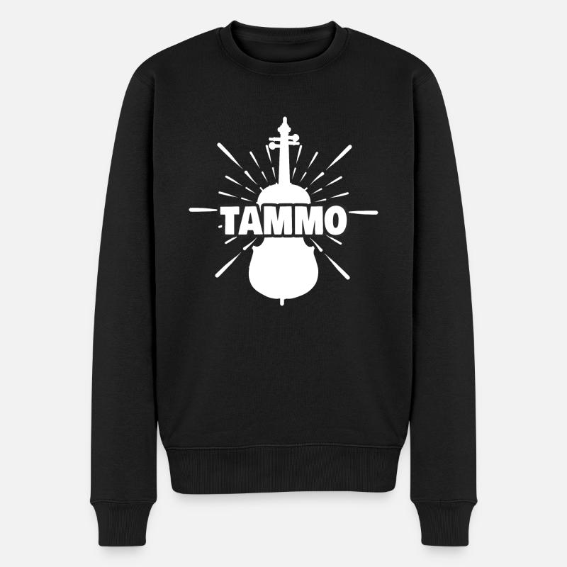 Musik Tammo - Männer Premium Bio Pullover - Schwarz
