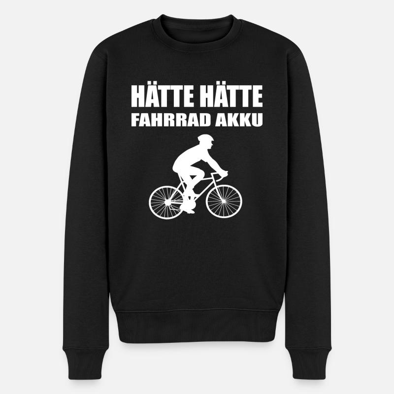 Hätte Hätte - Männer Premium Bio Pullover - Schwarz