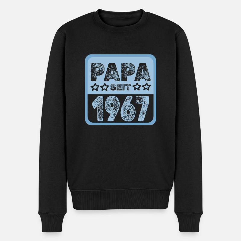 seit 1967 - Männer Premium Bio Pullover - Schwarz