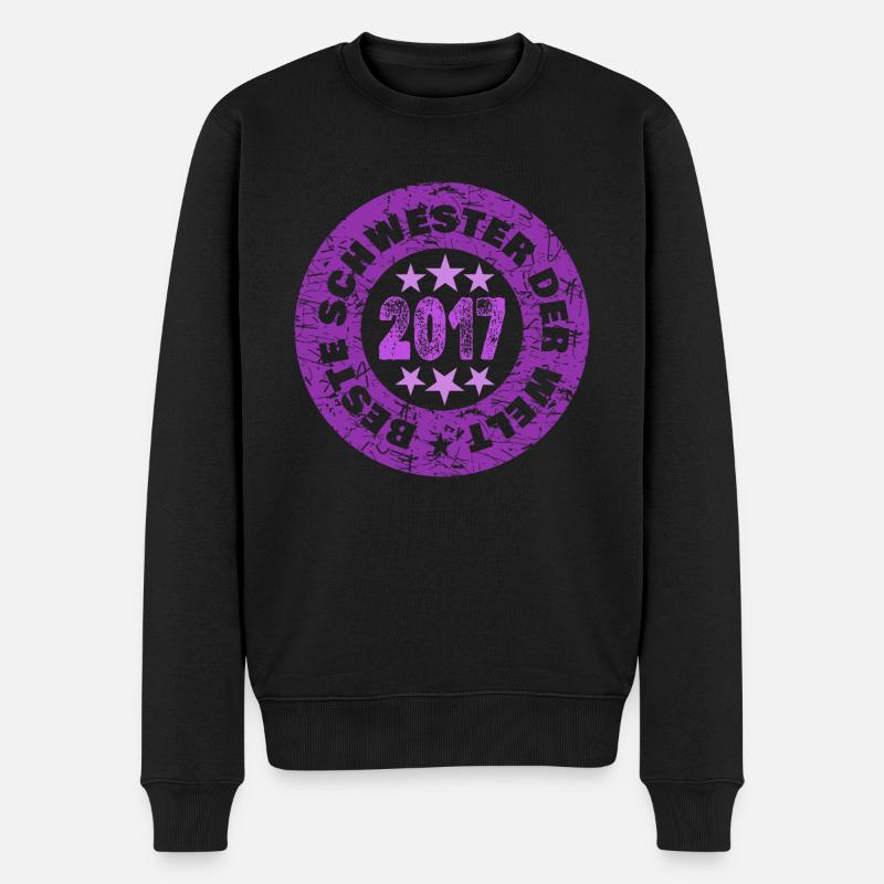 2017 - Männer Premium Bio Pullover - Schwarz