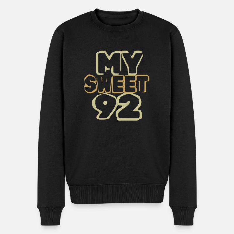 Anniversaire 92 - Pull Premium bio Homme - noir