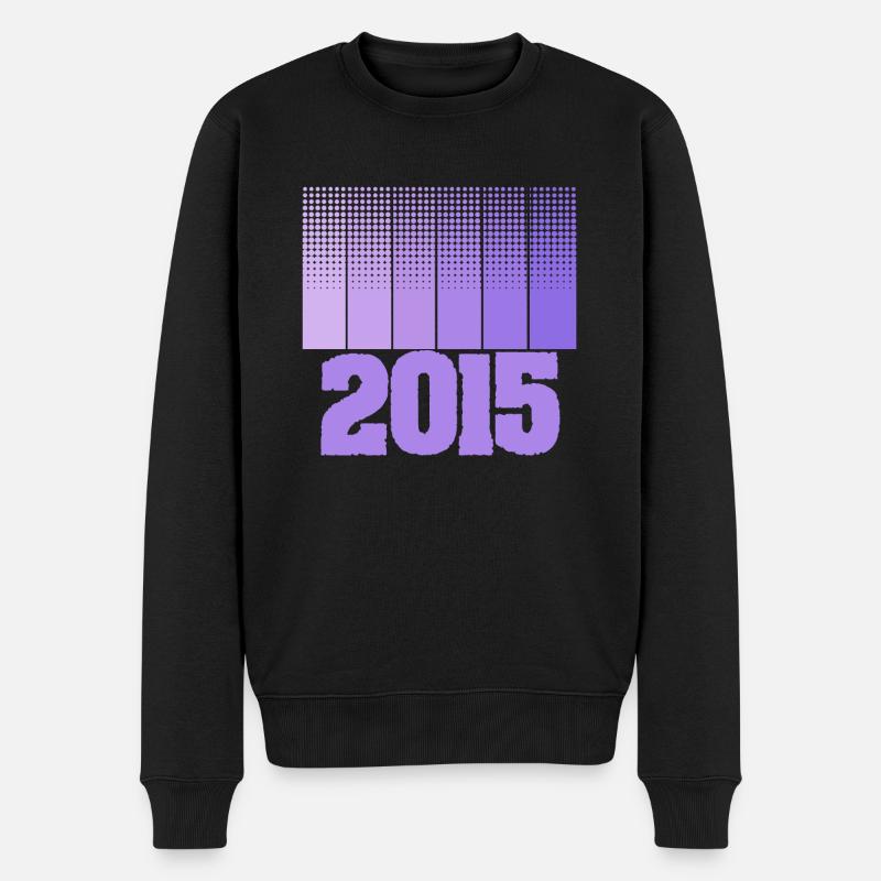 2015 - Männer Premium Bio Pullover - Schwarz
