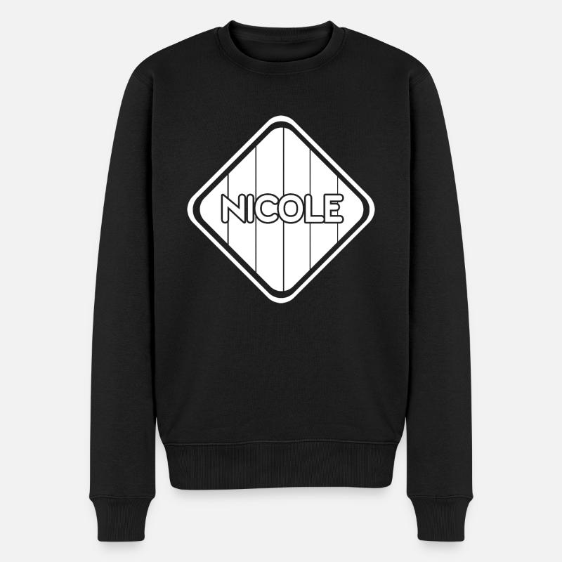 Cadeau pour Nicole - Pull Premium bio Homme - noir