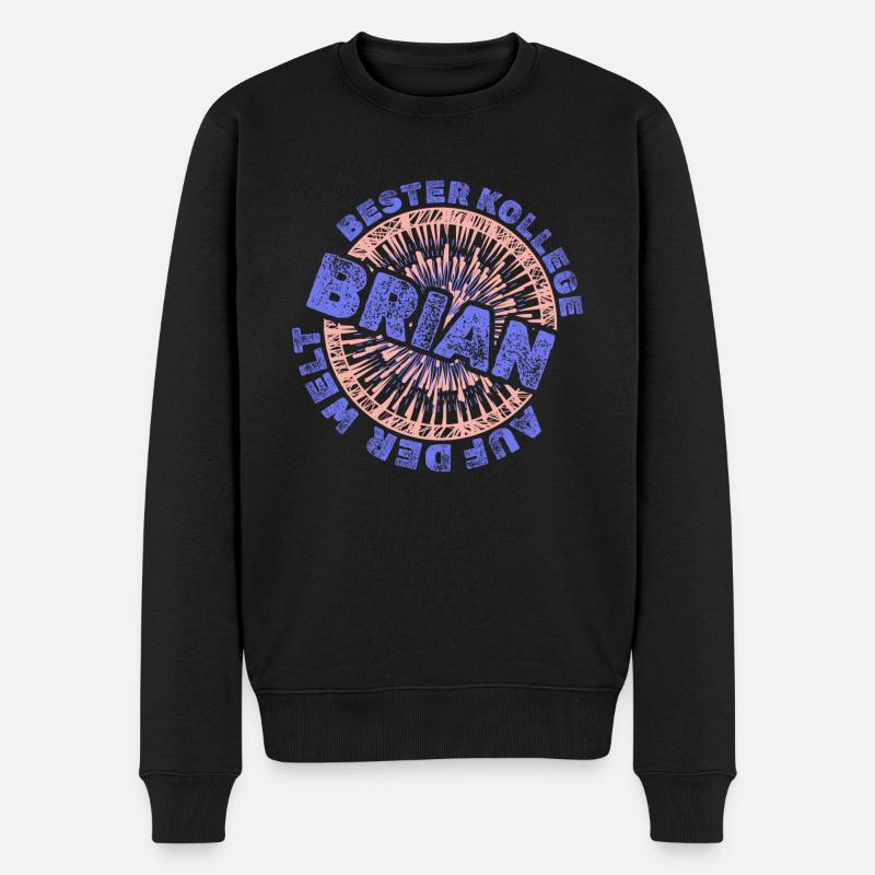 Geschenk für Brian - Männer Premium Bio Pullover - Schwarz