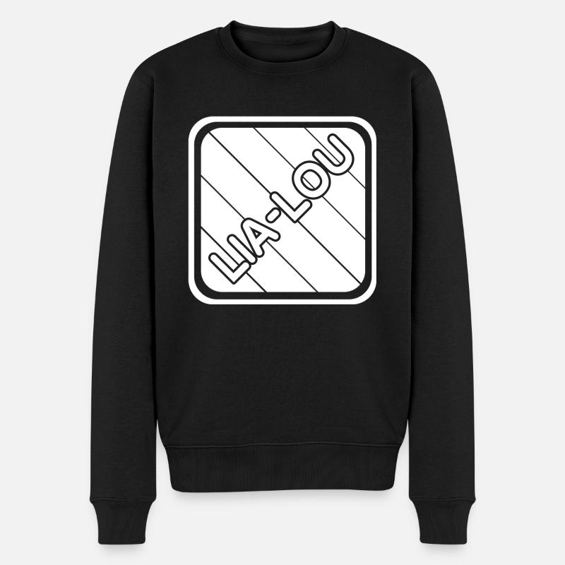 Prénom Lou - Pull Premium bio Homme - noir