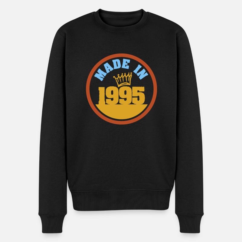 Né en 1995 - Pull Premium bio Homme - noir