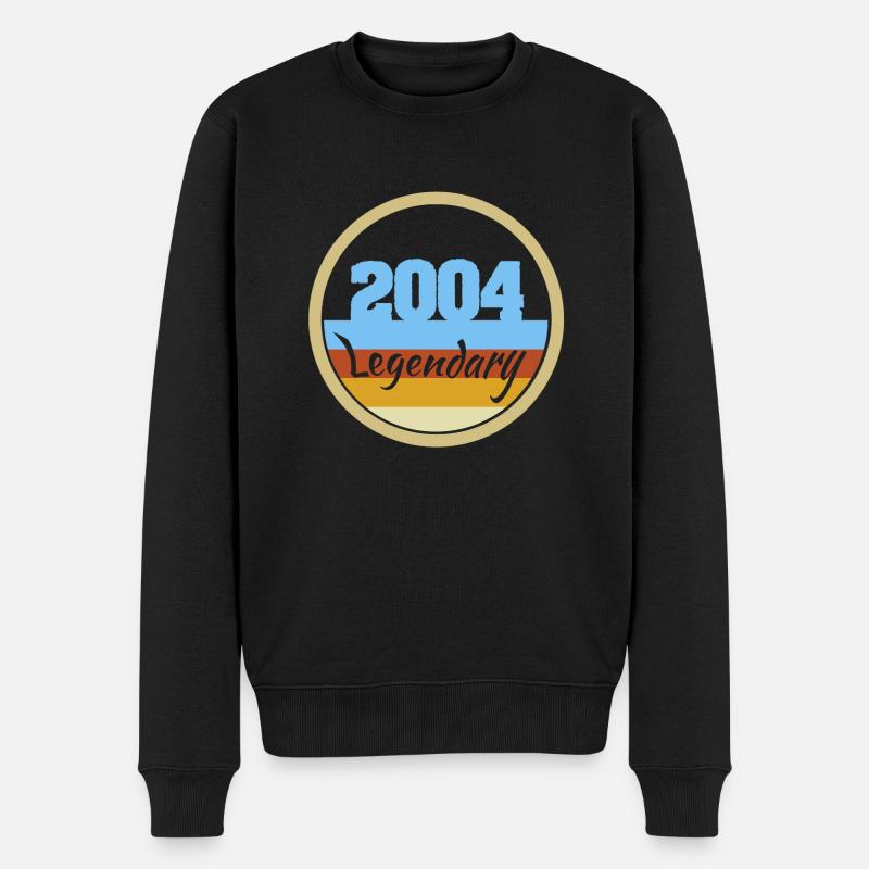 Legendary 2004 - Männer Premium Bio Pullover - Schwarz