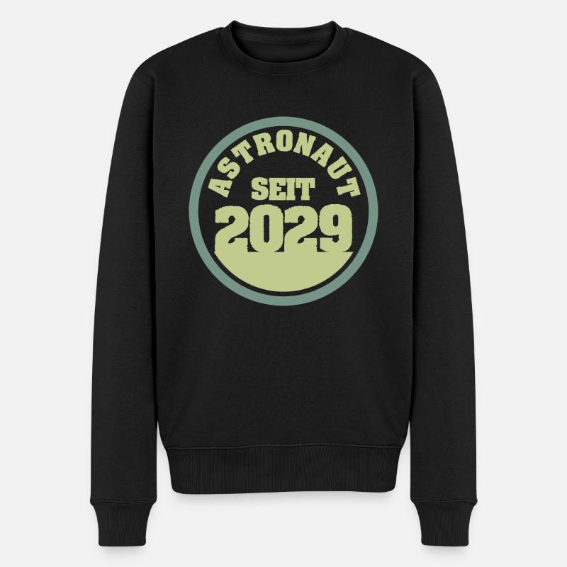 2029 - Männer Premium Bio Pullover - Schwarz