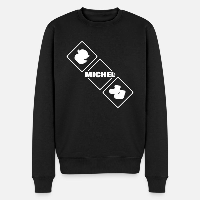 Michel - Pull Premium bio Homme - noir