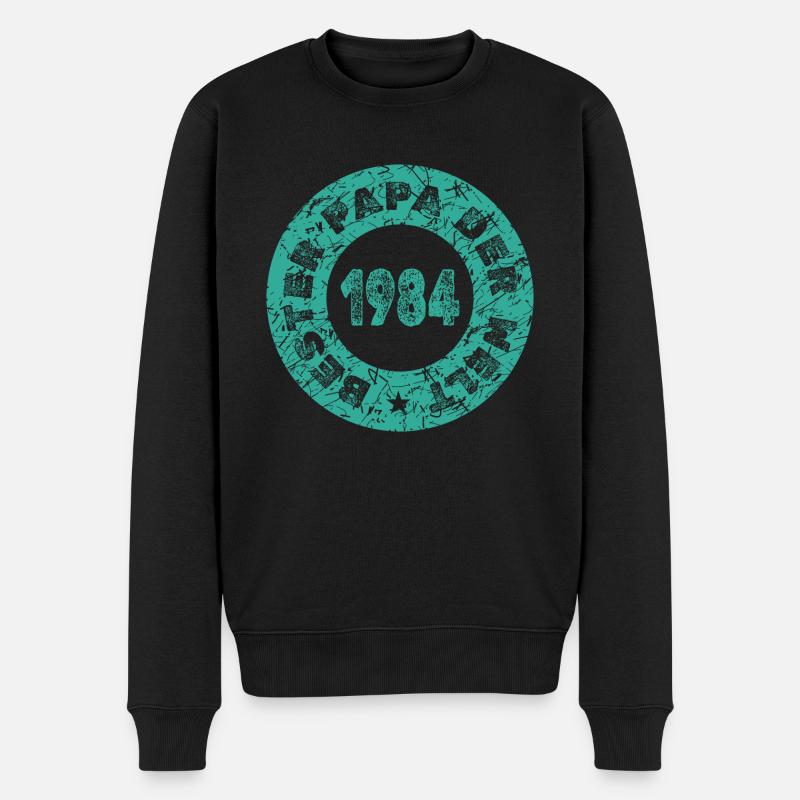 Charrette à bras 1984 - Pull Premium bio Homme - noir