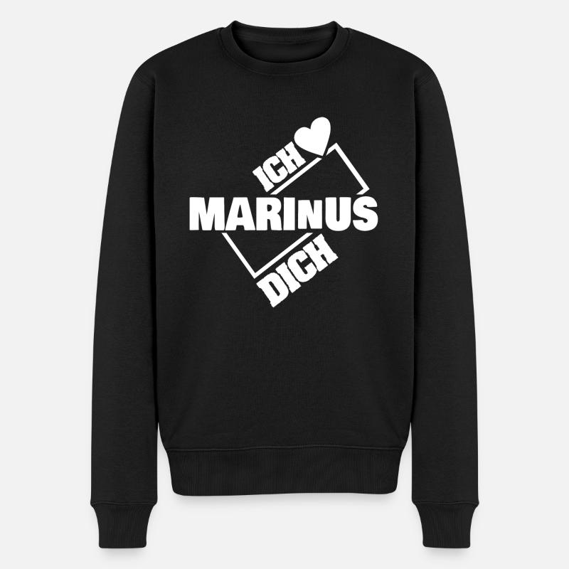 Marinus - Pull Premium bio Homme - noir