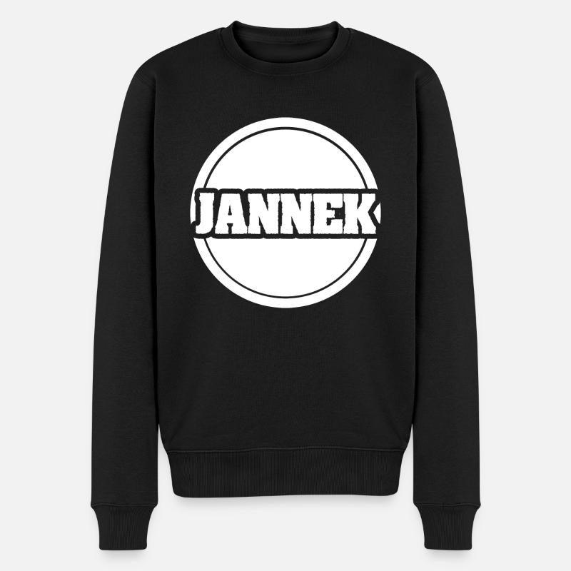 Prénom Jannek - Pull Premium bio Homme - noir