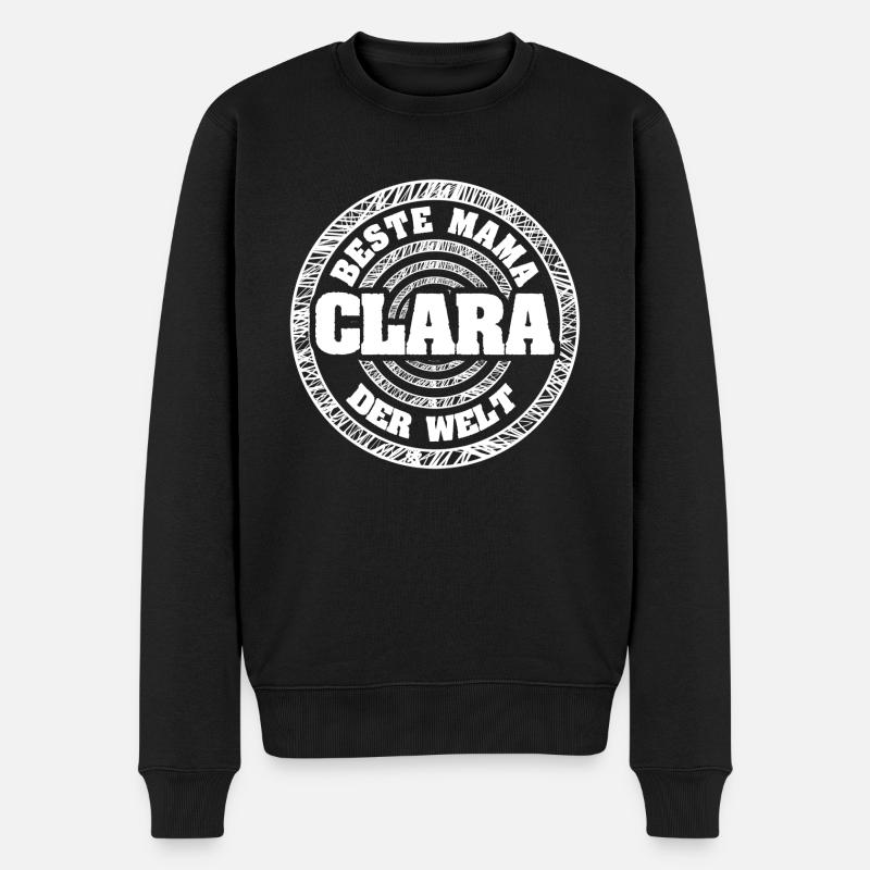 Geschenk für Clara - Männer Premium Bio Pullover - Schwarz