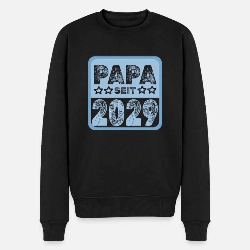 2029 - Männer Premium Bio Pullover - Schwarz