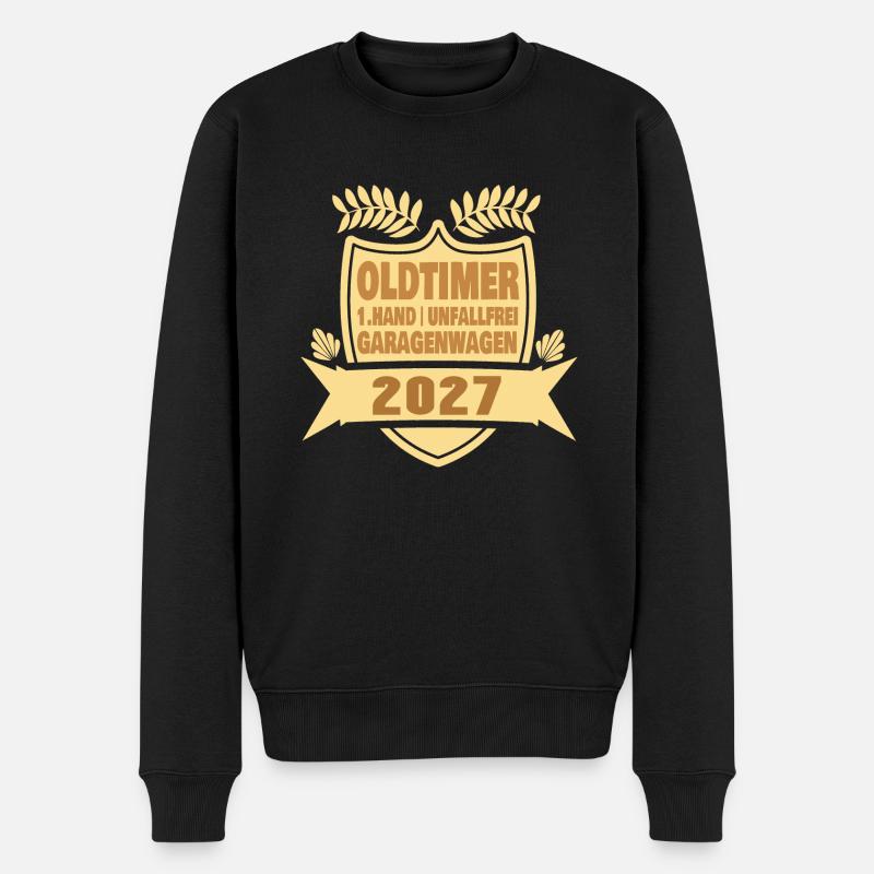 2027 - Männer Premium Bio Pullover - Schwarz