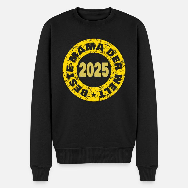 Maman 2025 - Pull Premium bio Homme - noir